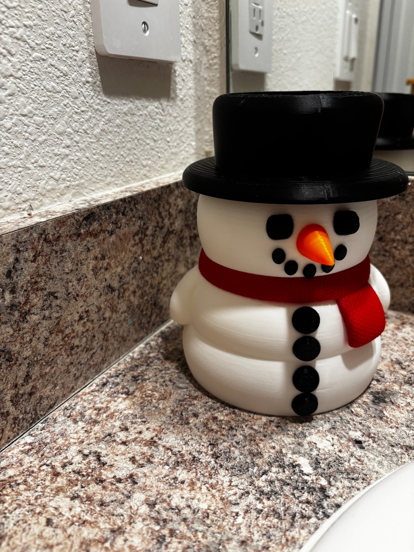 Snowman Christmas Bath & Body Works Foam Soap Holder