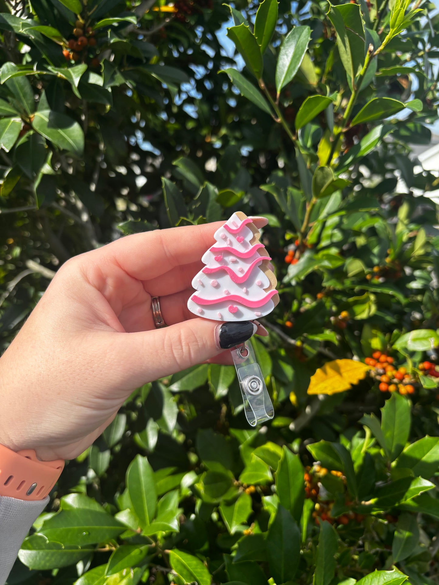 Christmas Cake Badge Reel