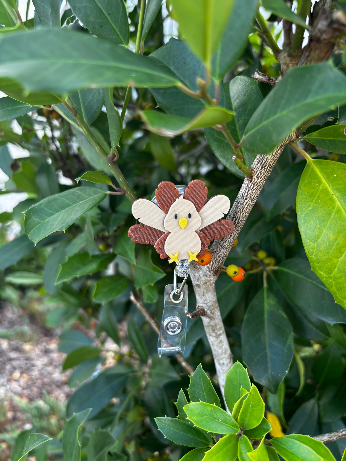 Thanksgiving Turkey Badge Reel