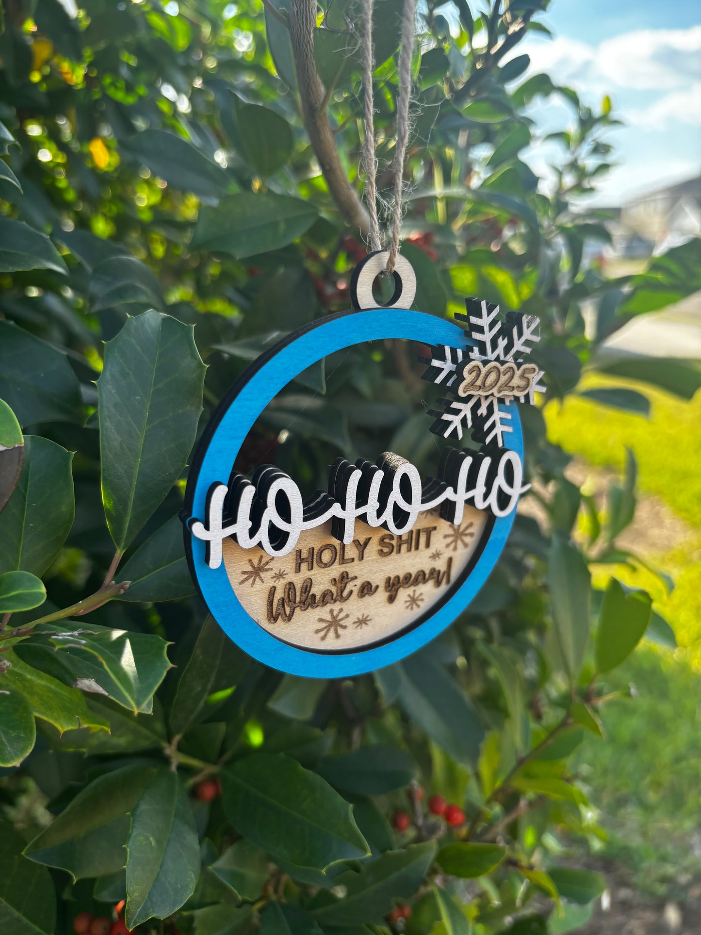 HO HO HO Holy Shit Ornament 2025
