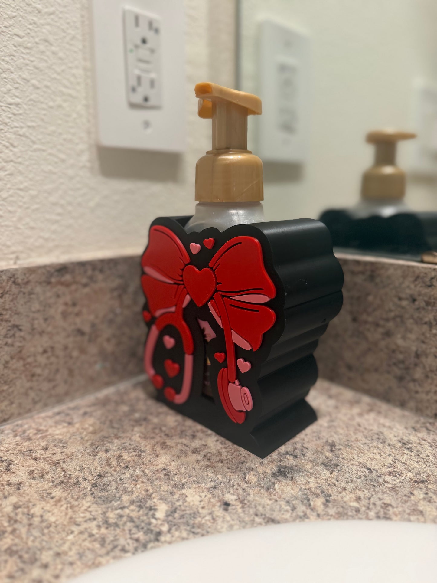 Valentine Nurse Soap Holder | Bath & Body Works Soap Holder | Nurse Gift | Valentine’s Day Bathroom Decor | Heart Stethoscope Soap Sleeve