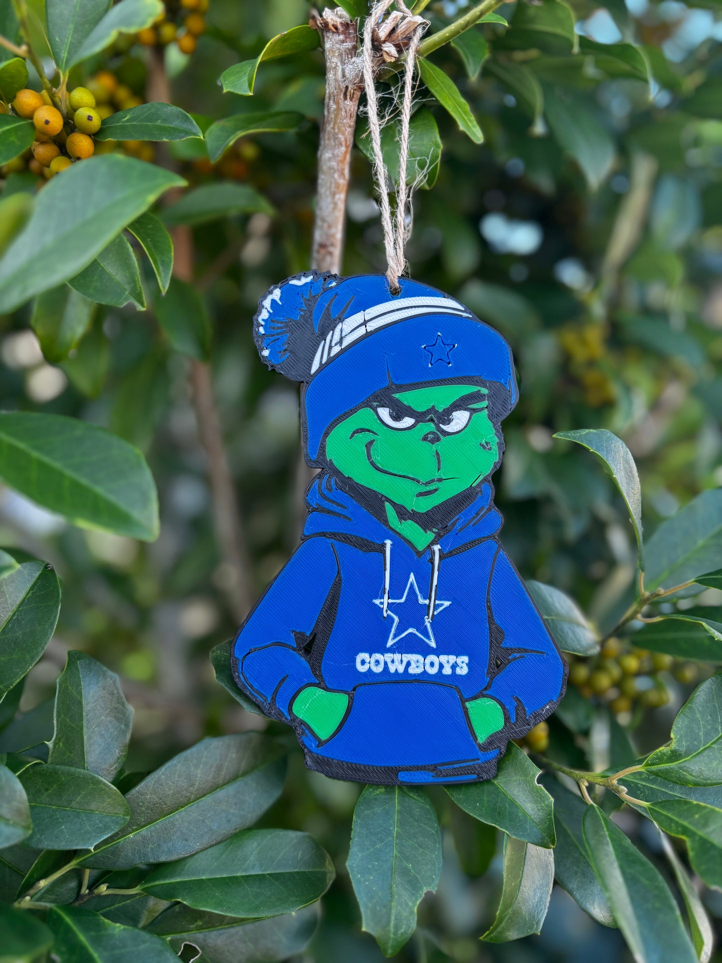 Dallas Cowboys Grinch Ornament