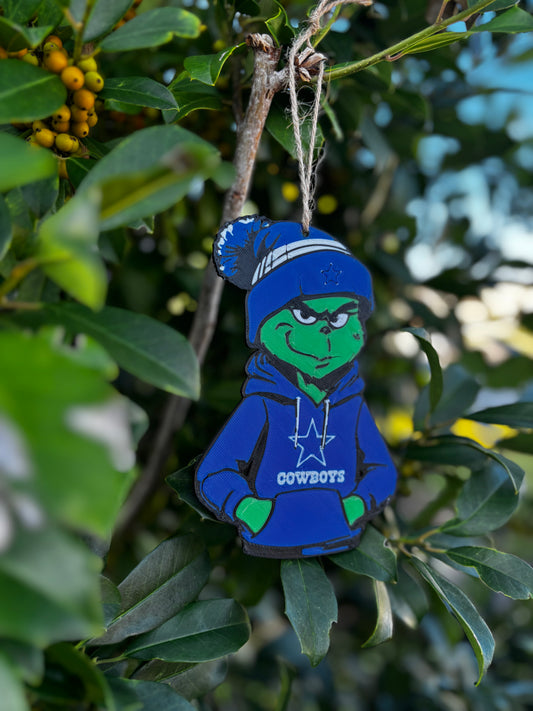 Dallas Cowboys Grinch Ornament