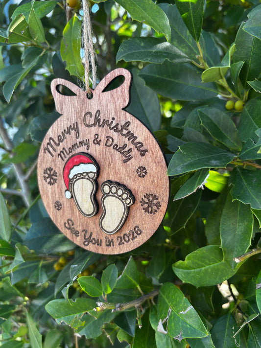 Baby Announcement Ornament