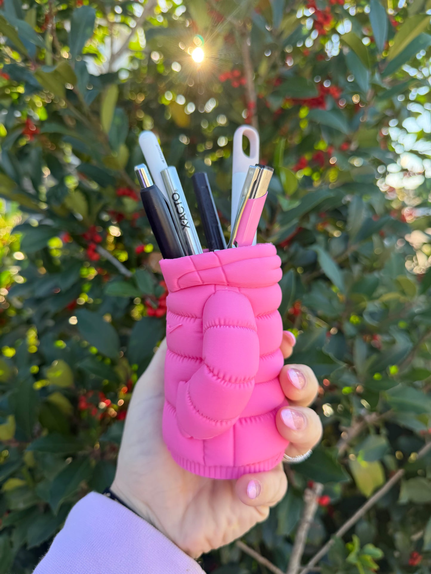 Puffer Jacket Pen Holder | Fashion Desk Organizer | Cute Jacket Pencil Holder | Office Desk Decor | Gift for Her