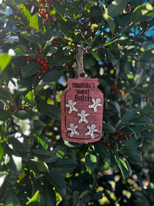 Grandchild Sweet Batch Ornament (Up to 8 Grandchildren)
