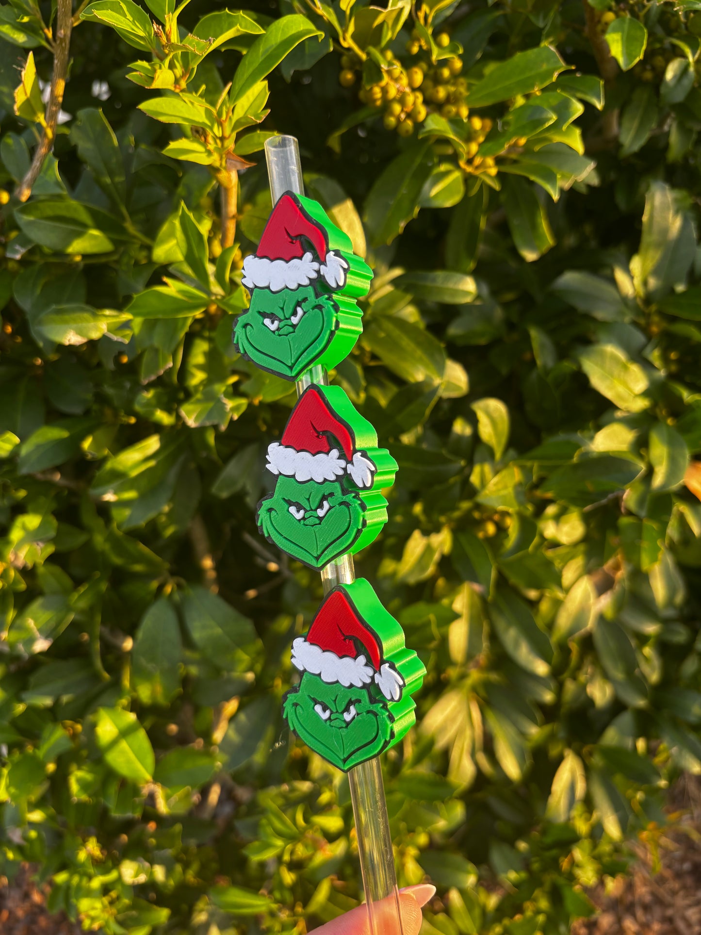 Grinch Stanley Straw Topper