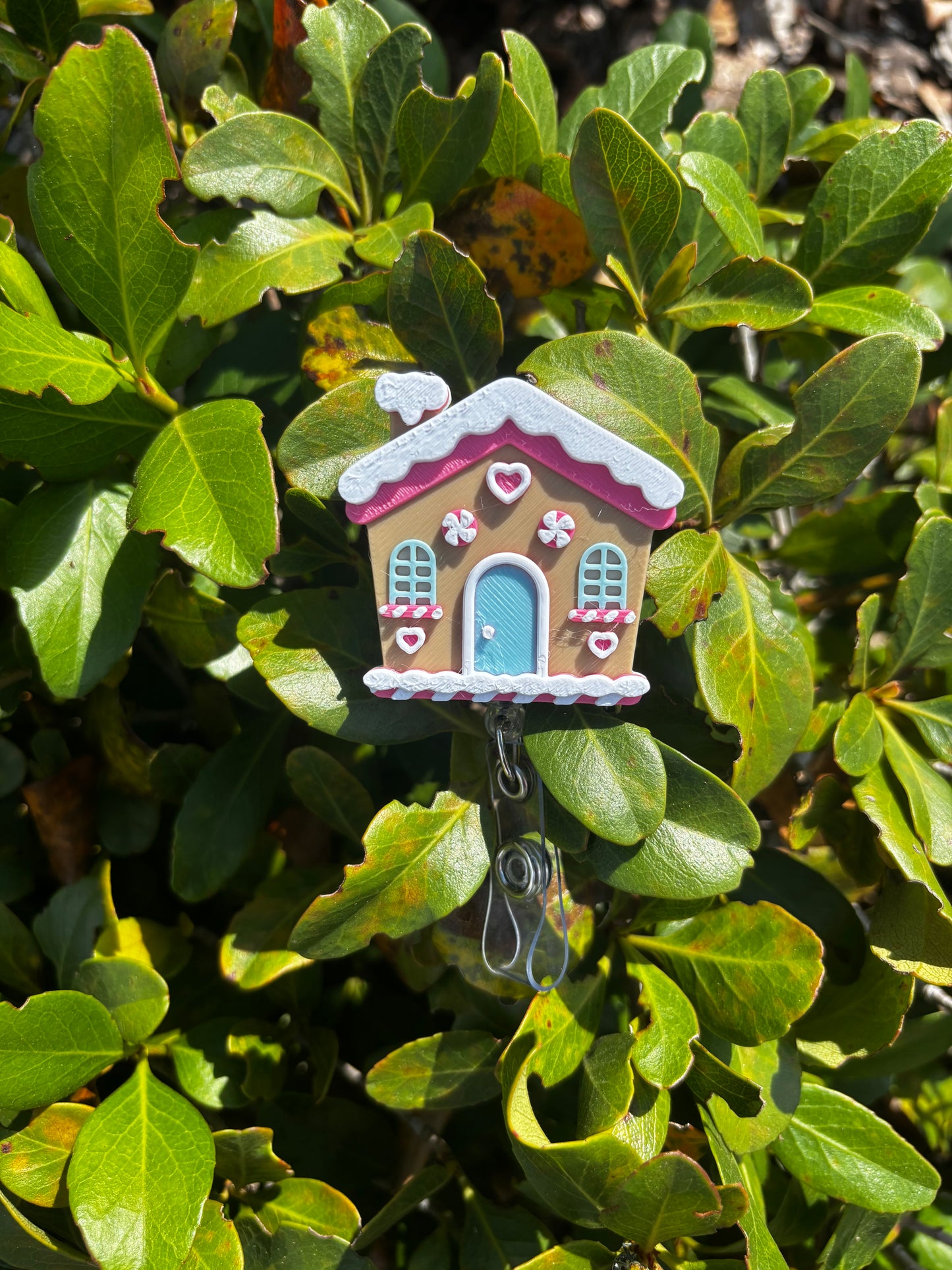 Christmas Gingerbread House Badge Reel