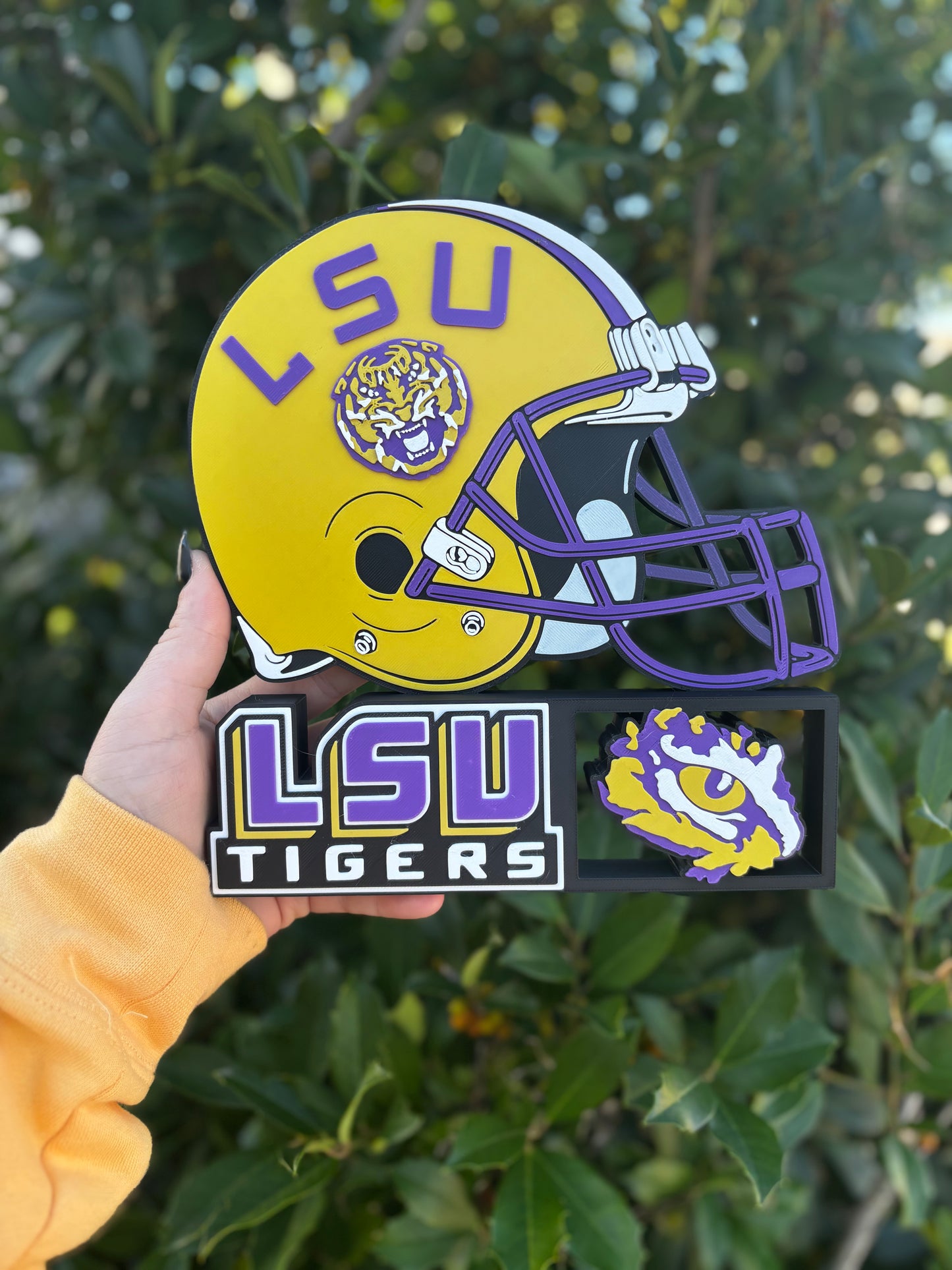 LSU Tigers Football Desk/Table Stand