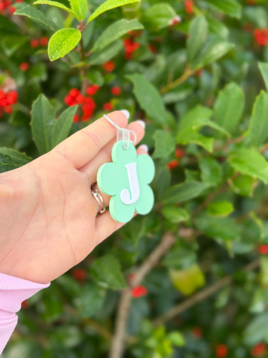 Custom NFC Initial Keychain | Personalized Letter Keychain | Smart NFC Keychain | Custom Gift | Minimal Keychain | Tech Gift