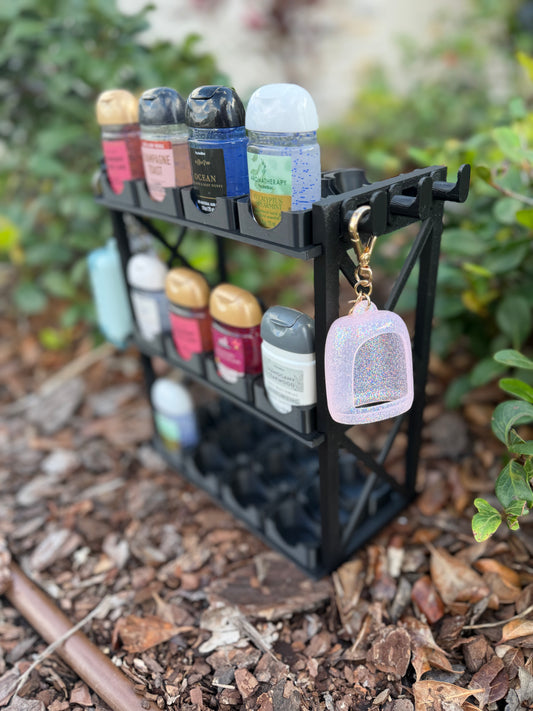 Bath & Body Works PocketBac Sanitizer Holder Organizer with Hooks | Hand Sanitizer Storage Rack | Bathroom, Entryway or Classroom Organizer