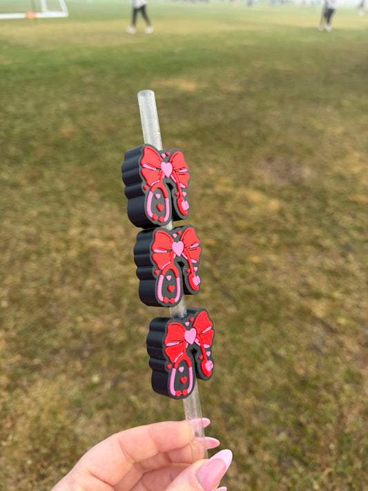 Valentine’s Day Nurse Stanley Straw Topper | Nurse Gift | Stanley Cup Straw Topper | Healthcare Valentine | Cute Nurse Accessory