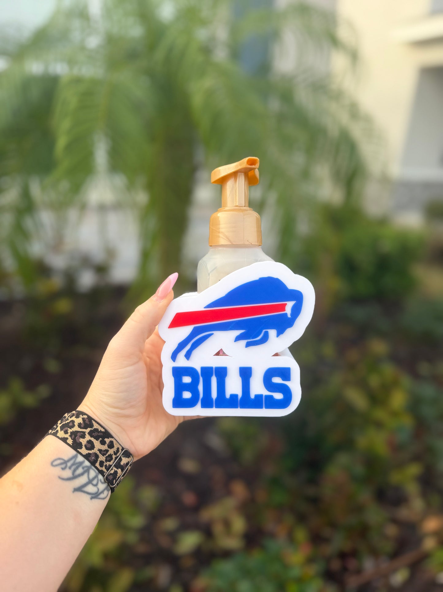Buffalo Bills Soap Holder 3D Print File – Football Bathroom Decor (STL & 3MF Files)