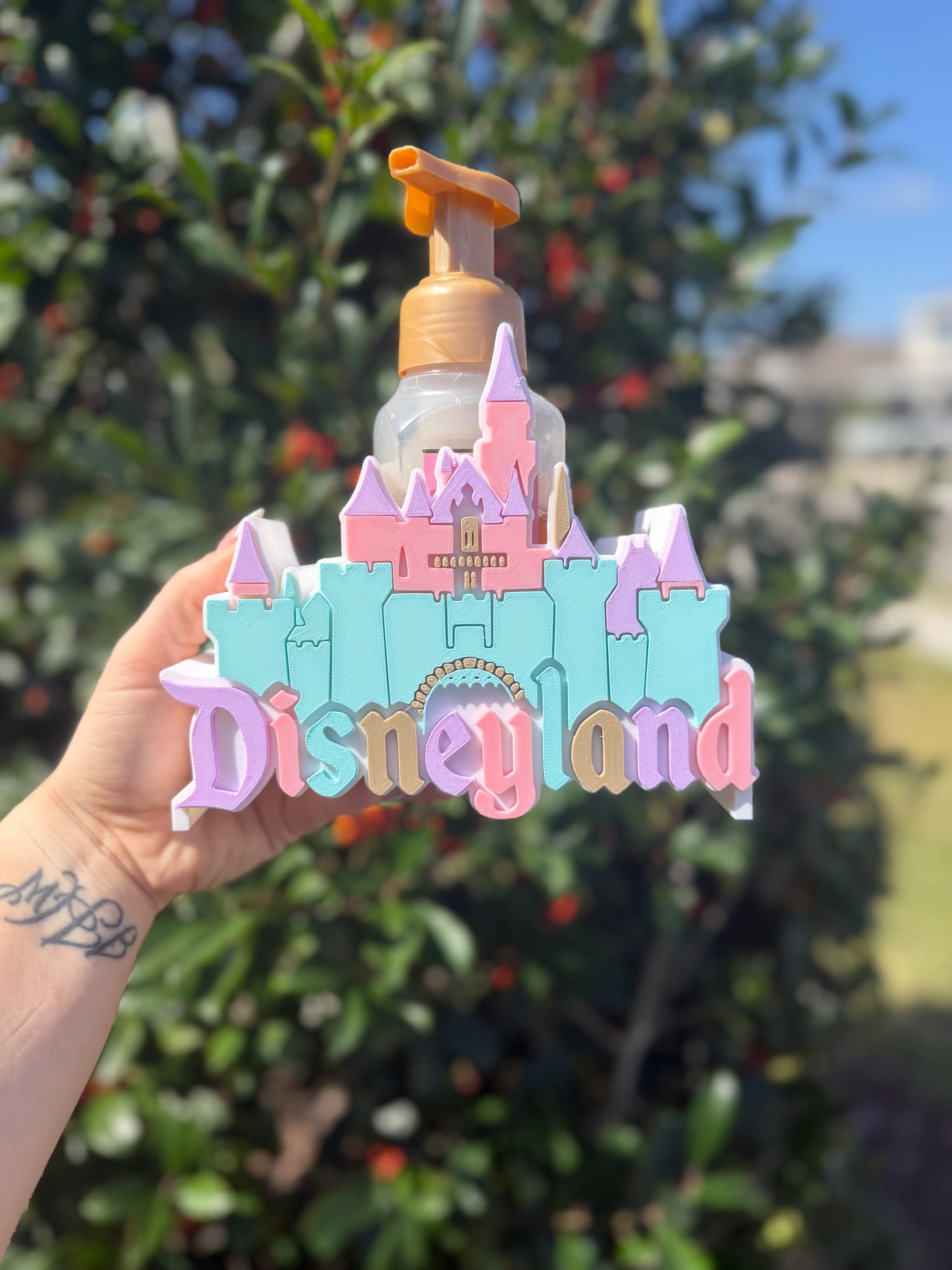 Disneyland Castle Soap Holder | Bath & Body Works Wall Mount | Theme Park Inspired Bathroom Decor | 3D Printed Soap Stand