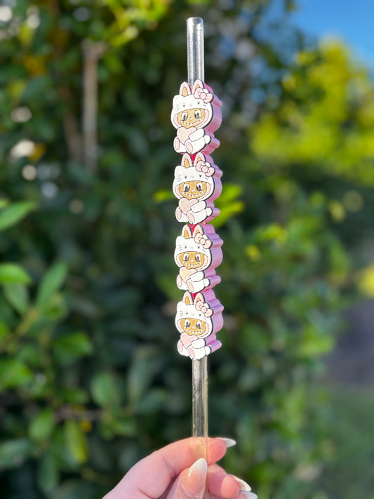 Kitty-Bubu Stanley Straw Topper