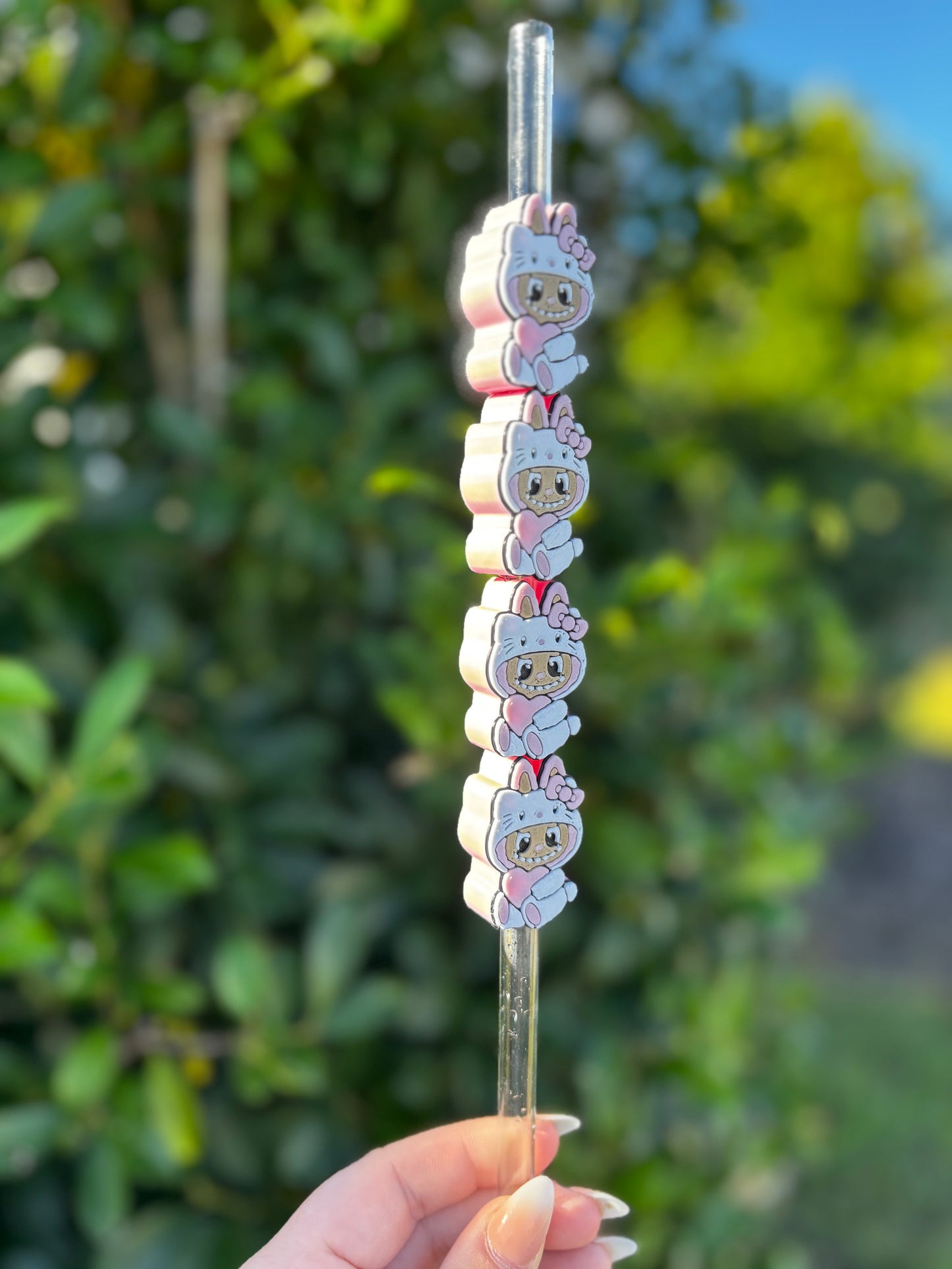 Kitty-Bubu Stanley Straw Topper