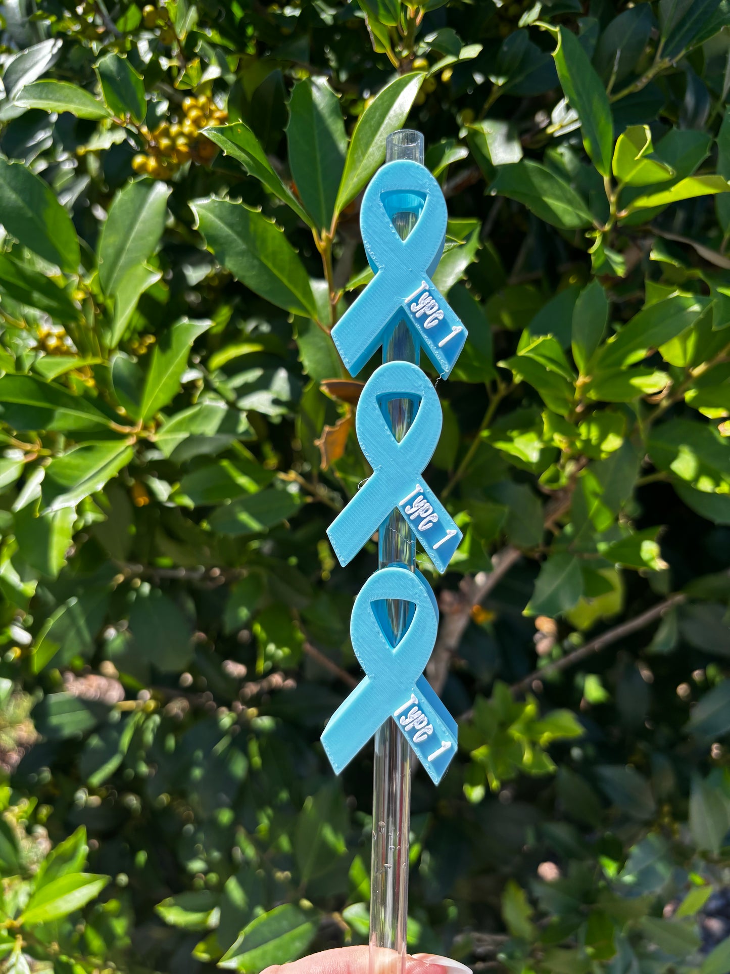 Type 1 Diabetes Stanley Straw Topper