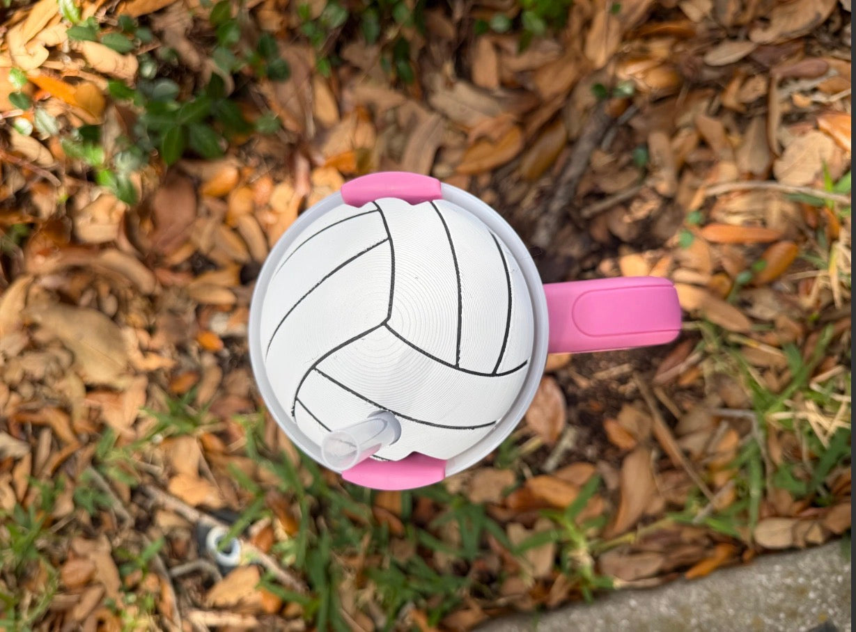 Volleyball | Basketball | Football | Baseball
3D Printed Straw Topper | Sports Mom Gift | Game Day Accessory