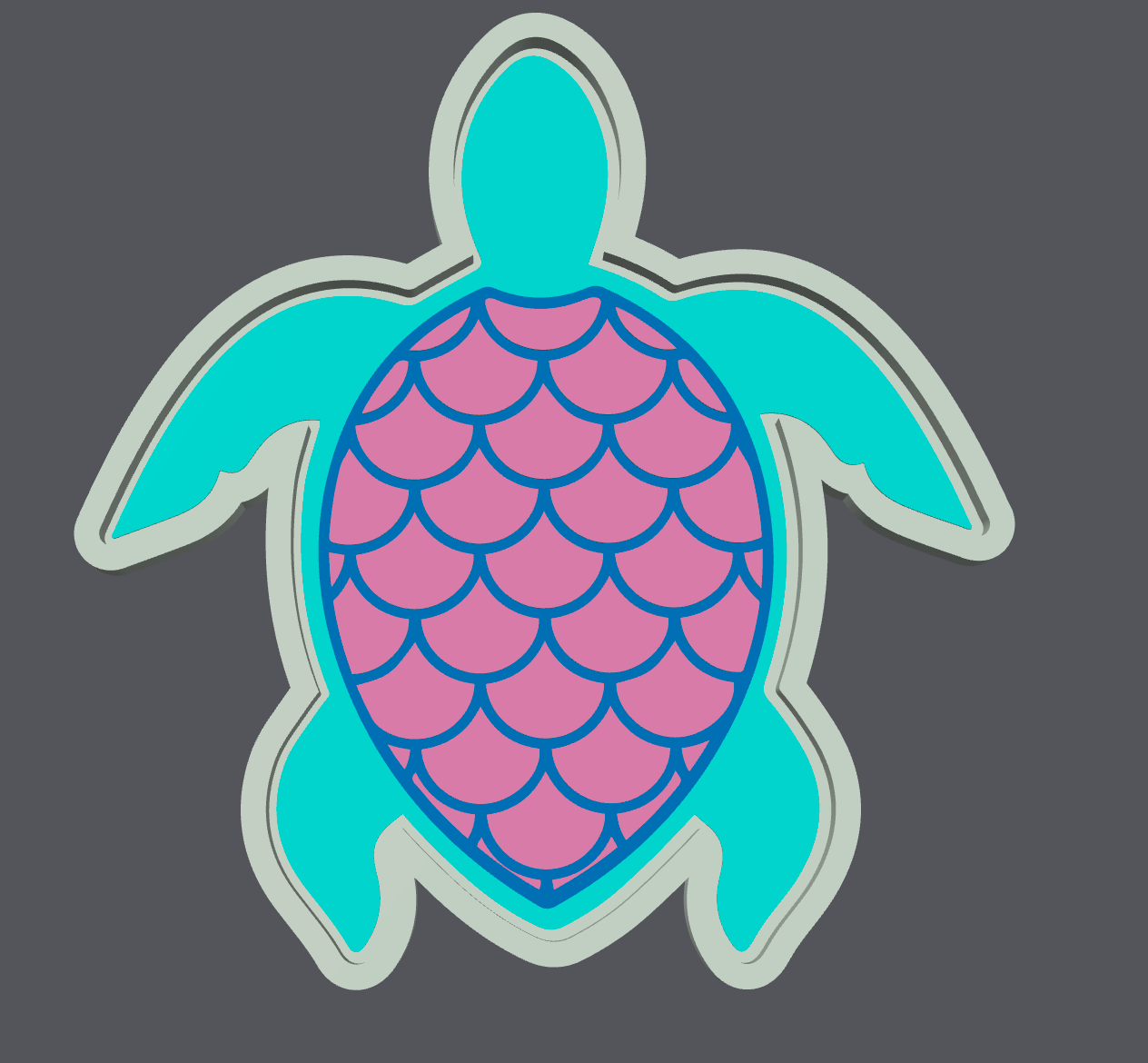 Sea Turtle Trinket Tray | STL & 3MF File | 3D Print Digital Download | Coastal Jewelry Dish | Beach Decor | Commercial License Included
