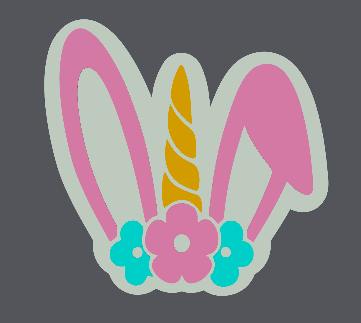 Easter Unicorn Soap Holder | STL & 3MF File | 3D Print Digital Download | Spring Bathroom Decor | Cute Unicorn Design