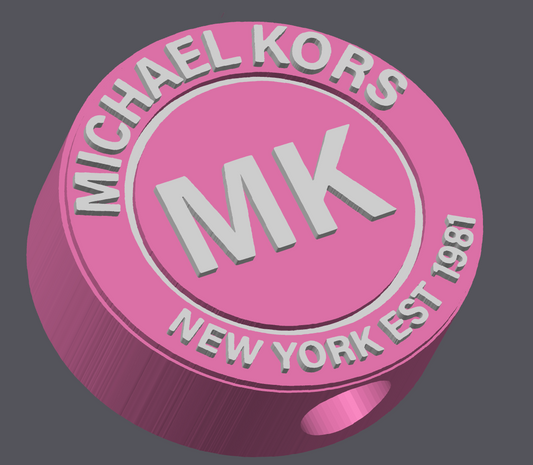 Michael Kors Inspired Straw Topper | 3D Print Digital File | Regular & Stanley Size Included | STL & 3MF | Designer Style Cup Charm