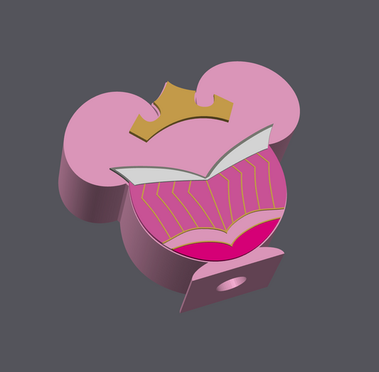 Aurora Princess Inspired Soap Holder – Digital Download – STL & 3MF Files – 3D Print Bath & Body Works Holder – Princess Bathroom Decor