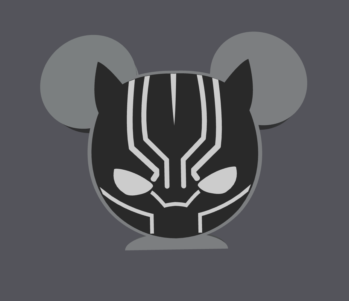 Superhero Inspired Soap Holder – STL & 3MF Digital File | Panther Mask Bathroom Decor | 3D Print File ONLY