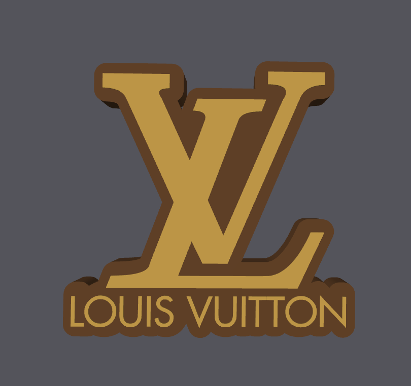 LV Inspired Pen Holder STL | Designer Style Desk Organizer 3D Print File | Luxury Desk Decor STL | Pencil Holder STL | Office Organizer | STL & 3MF File
