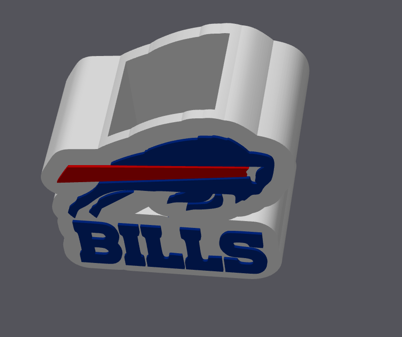 Buffalo Bills Pen Holder – 3D Print Digital File | Desk Organizer | STL & 3MF | Football Fan Desk Decor