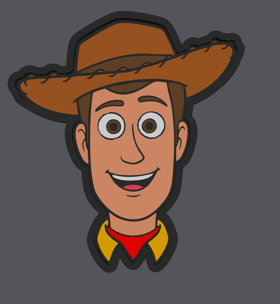 Woody Trinket Tray STL & 3MF File | Toy Cowboy Catch All Tray | Desk Organizer | 3D Print File | STL & 3MF Included | Digital Download