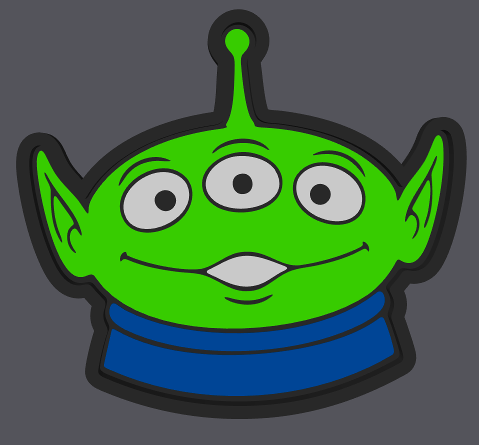 Alien Trinket Tray STL & 3MF File | Toy Space Catch All Tray | Desk Organizer | 3D Print File | Digital Download ONLY