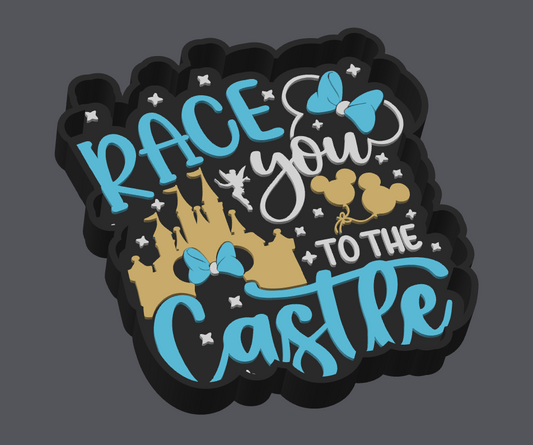 Race You to the Castle Trinket Tray – Digital File (STL & 3MF)