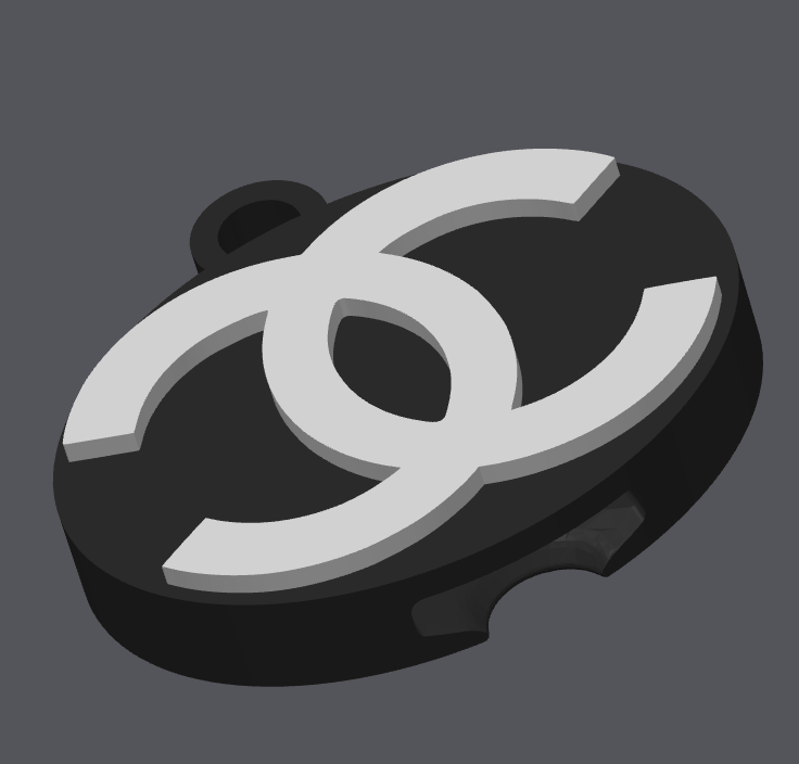 Chanel Designer Inspired Can Opener STL & 3MF File | Luxury Style Keychain Opener | Fashion-Inspired 3D Print | Digital Download
