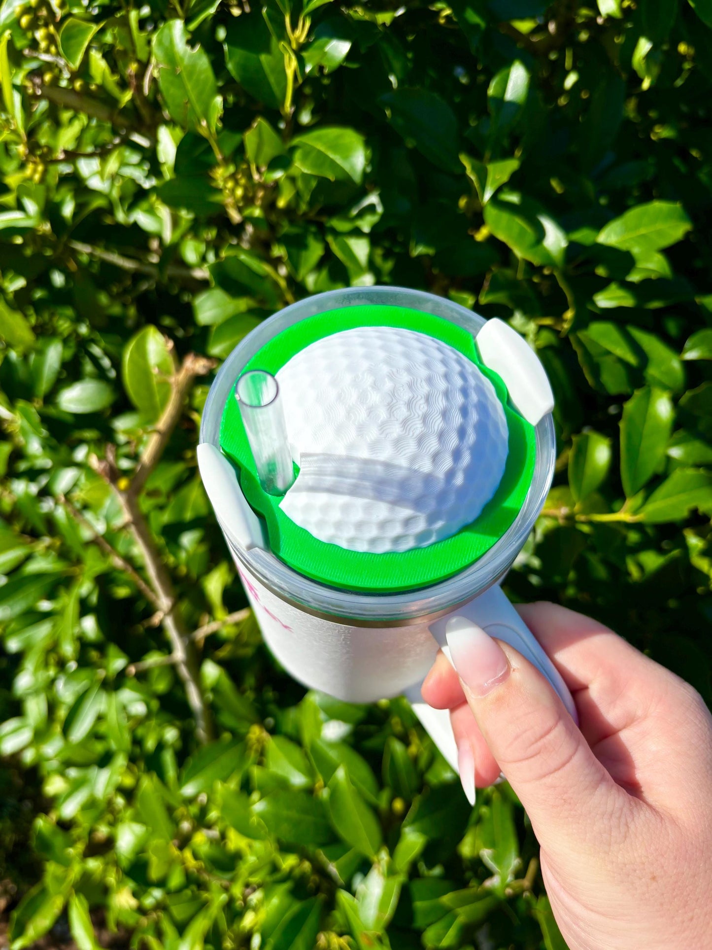 Golf Ball Stanley Tumbler Topper – Fun Golf-Themed Lid Decoration for 40oz & 30oz Stanley Cups – Unique Gift for Golf Lovers
