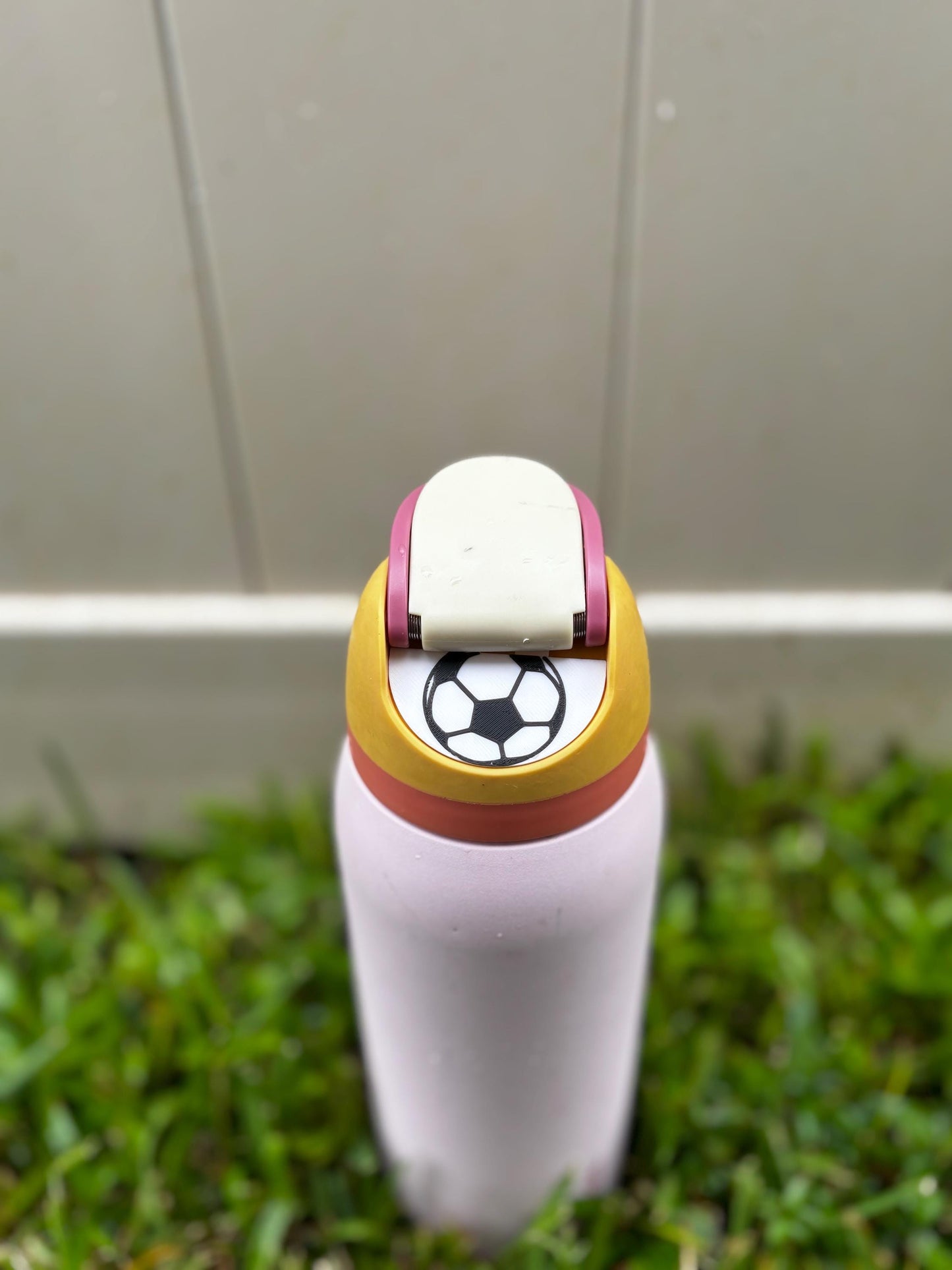 Custom Sports Owala Tumbler Topper | Personalized Name & Number | Baseball, Basketball, Soccer | Owala FreeSip Water Bottle Accessories