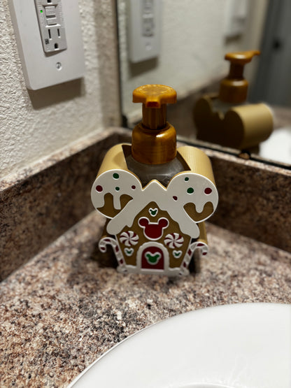 Mouse Gingerbread House Bath & Body Works Soap Dispenser Holder