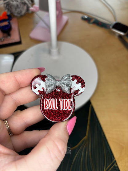 Alabama Roll Tide Badge Reel | Custom | Handmade