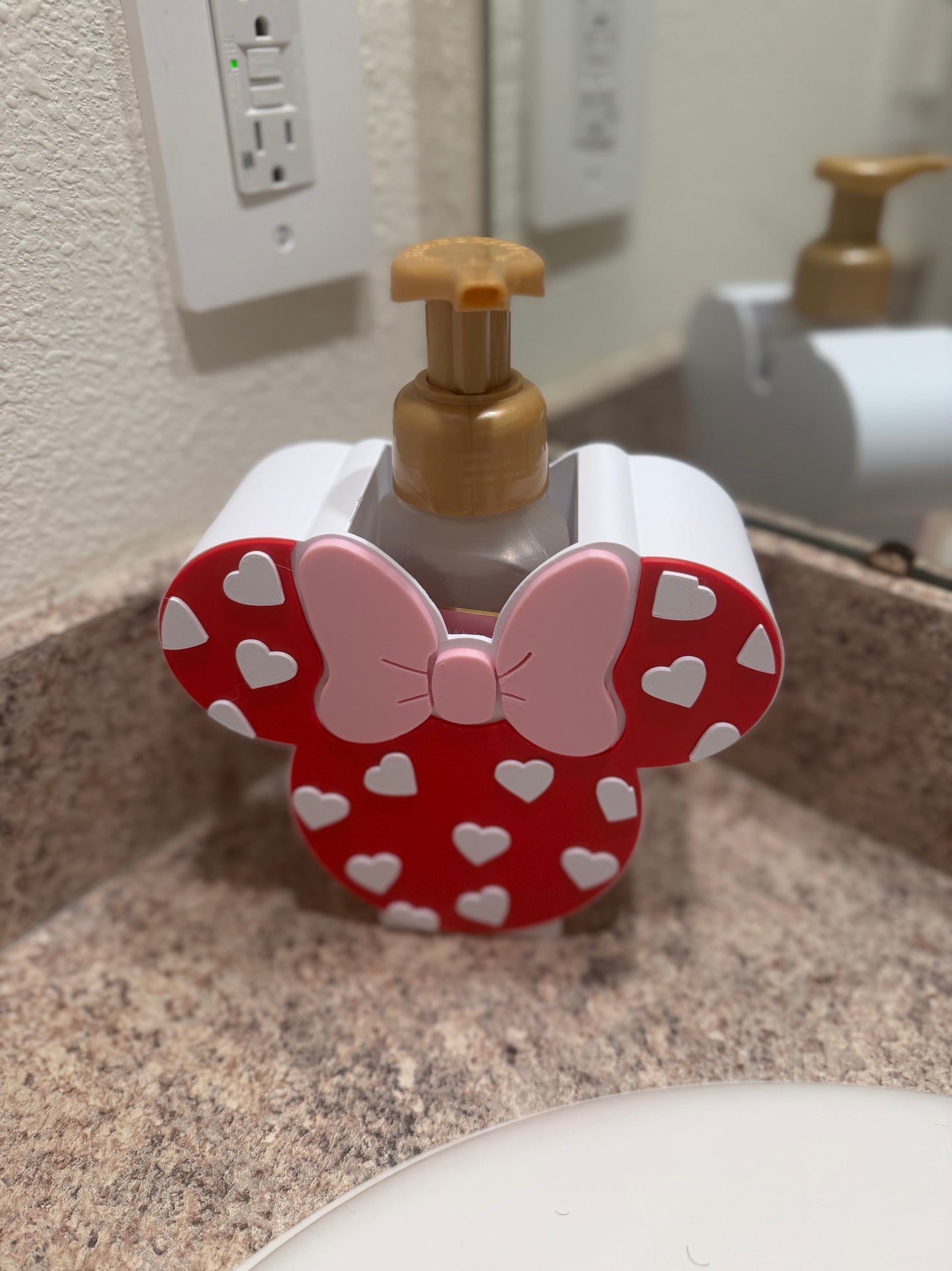 Valentine Mouse-Inspired Soap Holder | Fits Bath & Body Works Soap | Valentine Bathroom Decor | Gift for Her
