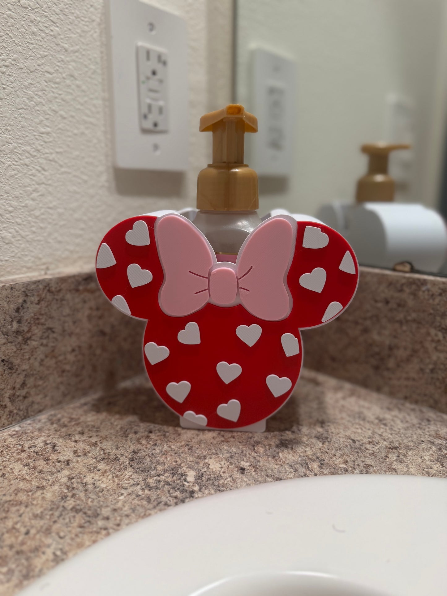 Valentine Mouse-Inspired Soap Holder | Fits Bath & Body Works Soap | Valentine Bathroom Decor | Gift for Her