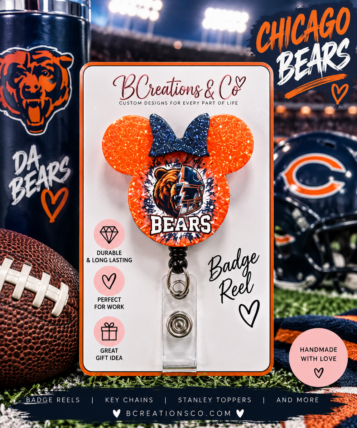 NFL Minnie Badge Reels