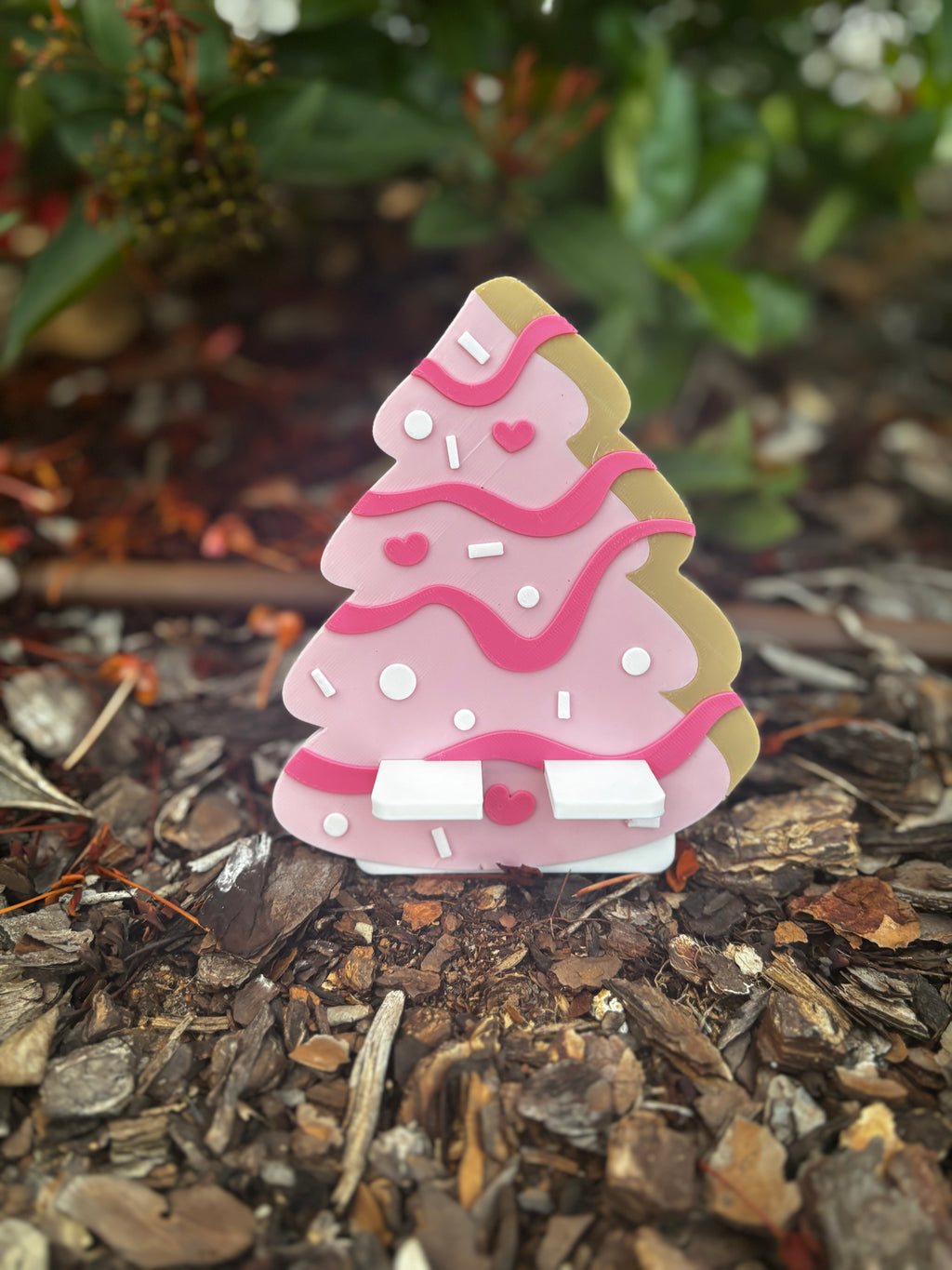 Christmas Cake Phone Holder