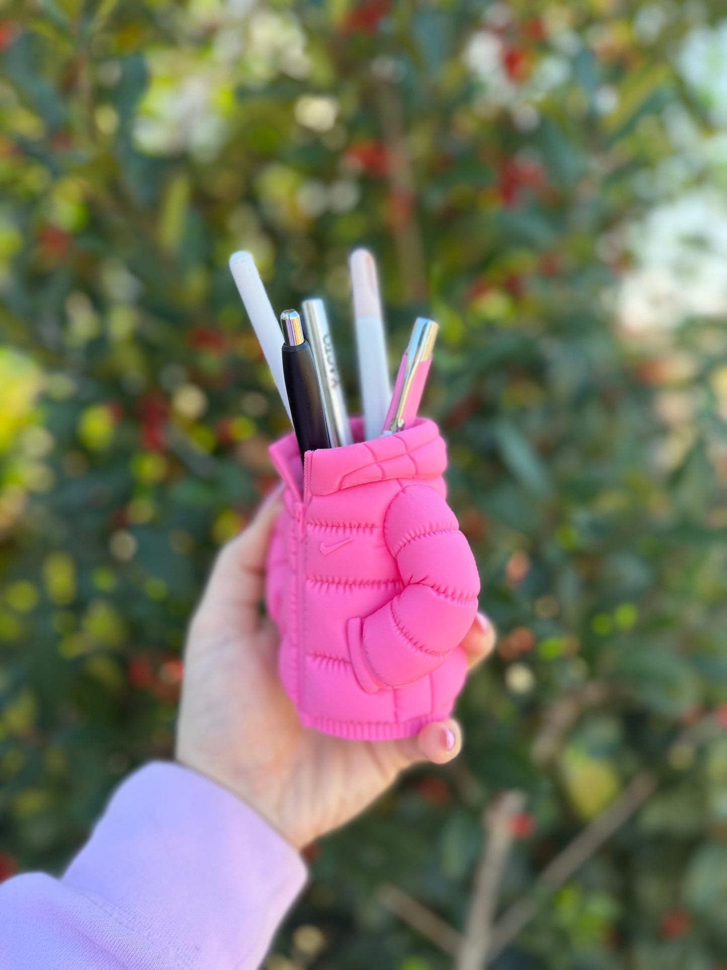 Puffer Jacket Pen Holder | Fashion Desk Organizer | Cute Jacket Pencil Holder | Office Desk Decor | Gift for Her