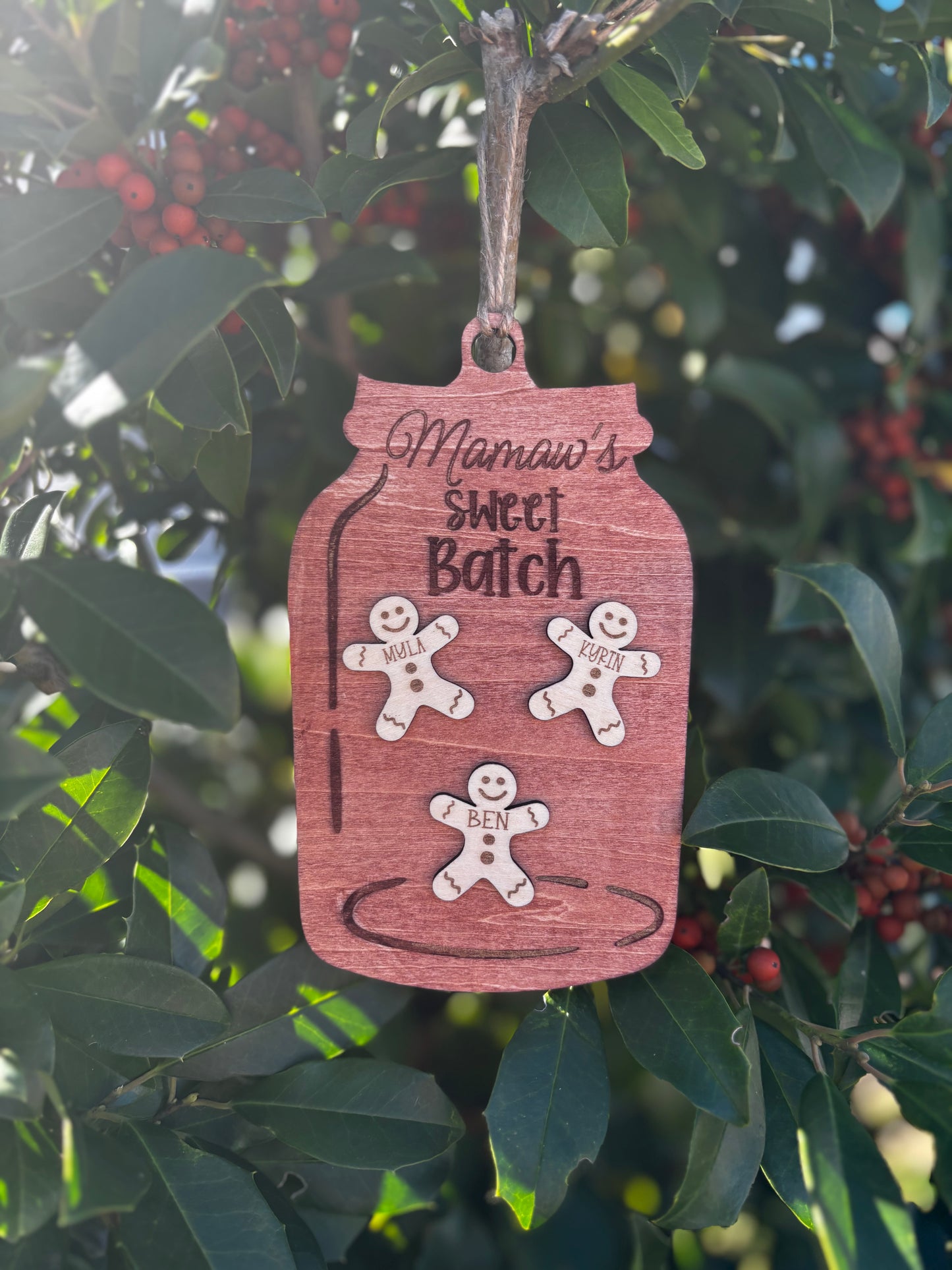 Grandchild Sweet Batch Ornament (Up to 8 Grandchildren)