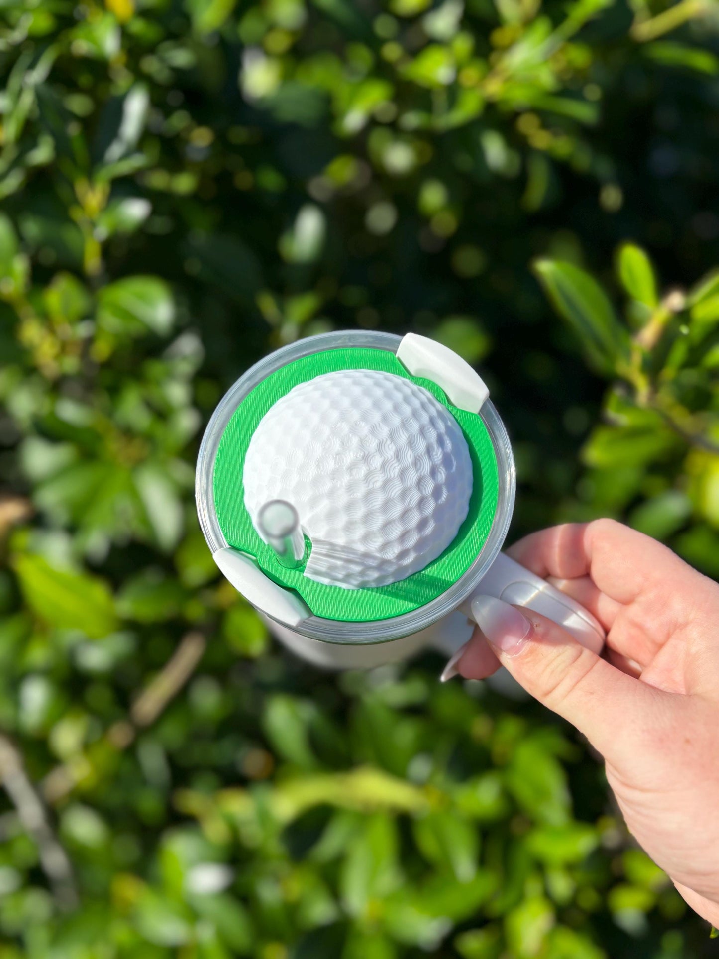 Golf Ball Stanley Tumbler Topper – Fun Golf-Themed Lid Decoration for 40oz & 30oz Stanley Cups – Unique Gift for Golf Lovers