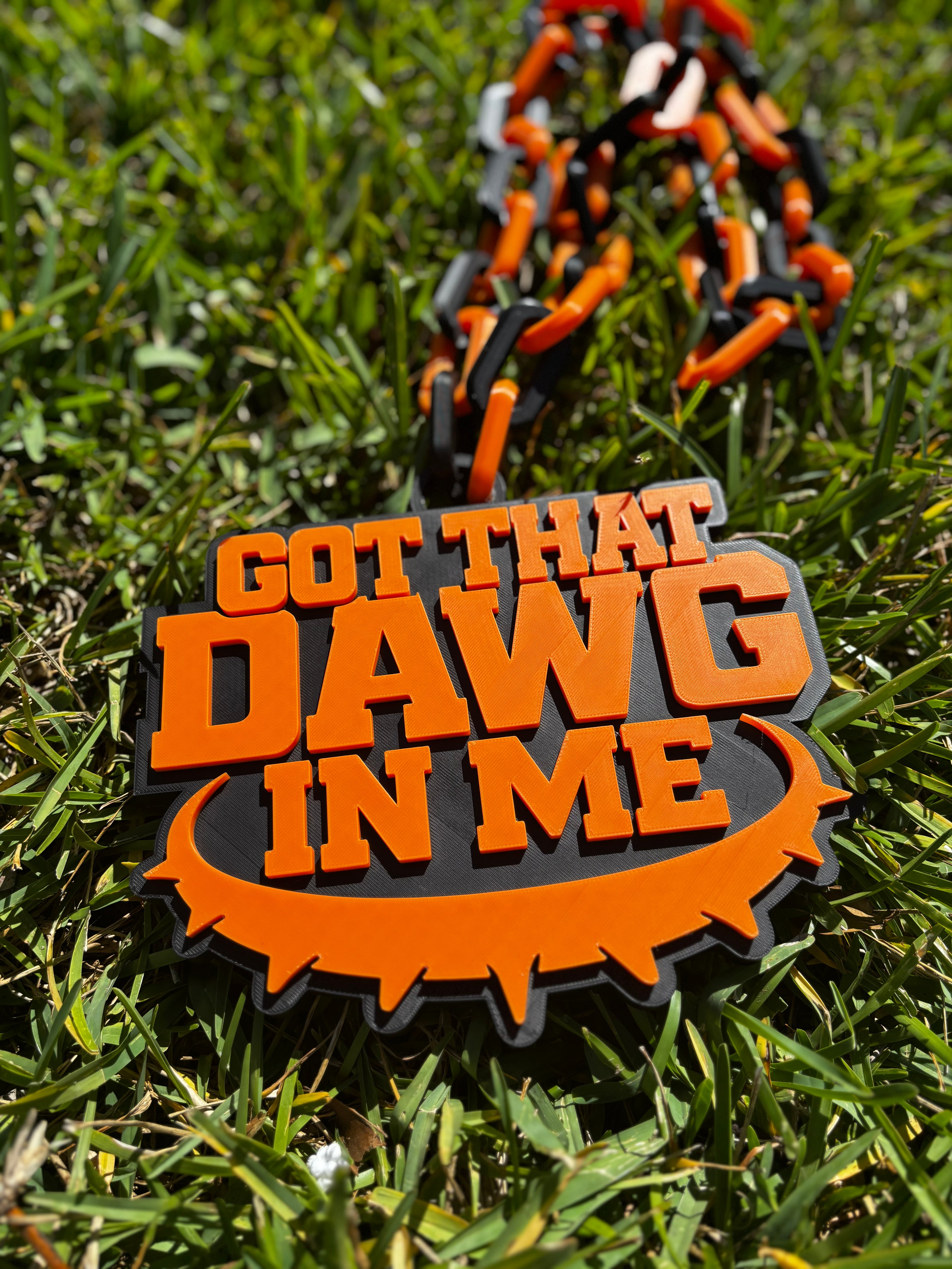 "Got That DAWG In Me" Sports Hype Chain
