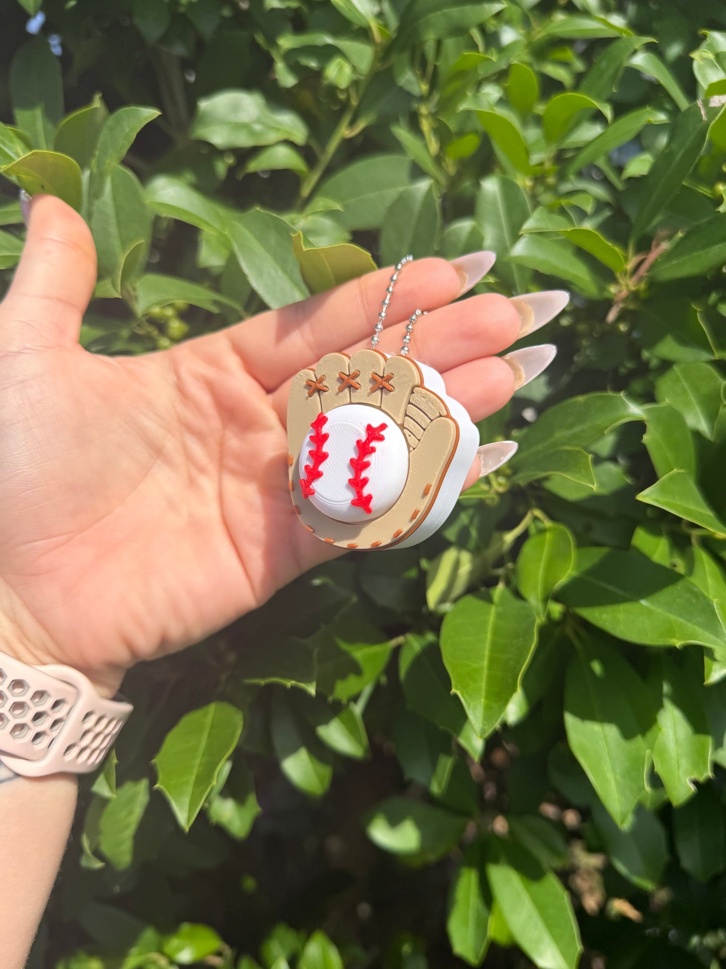 Baseball Glove Clicker Keychain | Baseball Fidget Clicker | 3D Printed Baseball Gift | Sports Keychain | Sensory Clicker | Baseball Team Gift