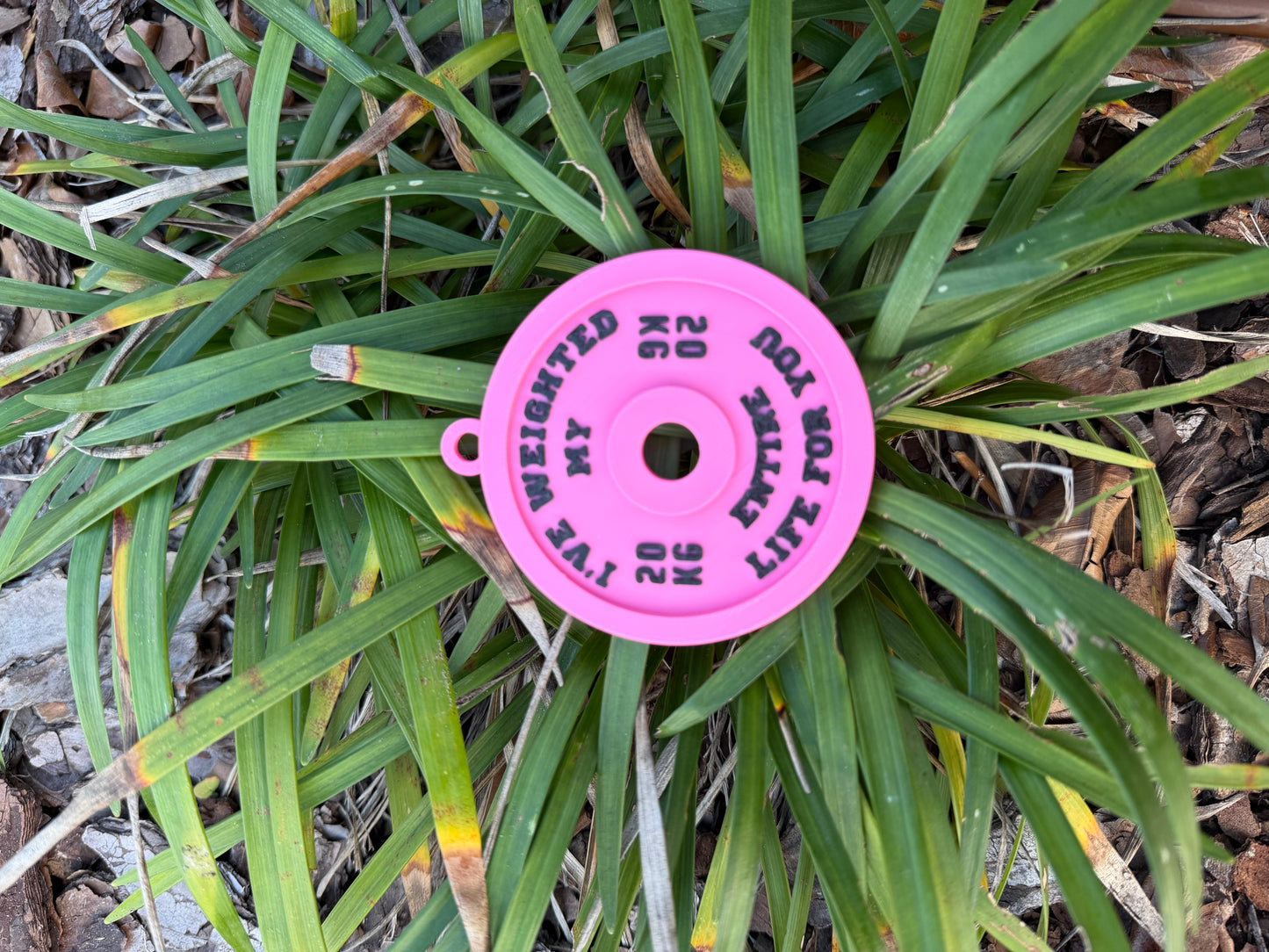 Valentine’s Day Gym Keychain | Weight Plate & Dumbbell Keychain | Fitness Lover Gift | Custom Color Combo | Gym Valentine Gift