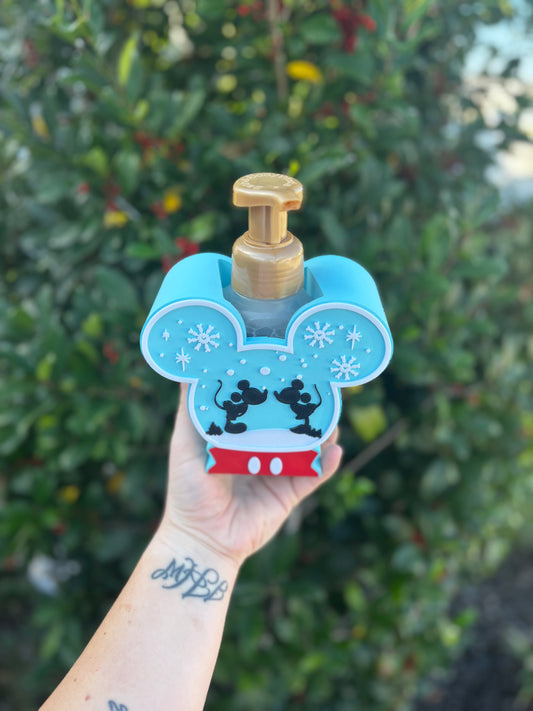 Snow Globe Disney Inspired Bath & Body Works Foam Soap Holder