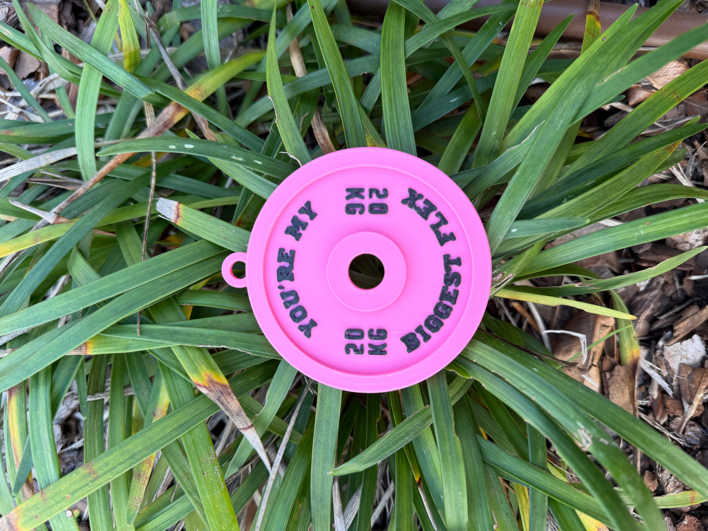 Valentine’s Day Gym Keychain | Weight Plate & Dumbbell Keychain | Fitness Lover Gift | Custom Color Combo | Gym Valentine Gift