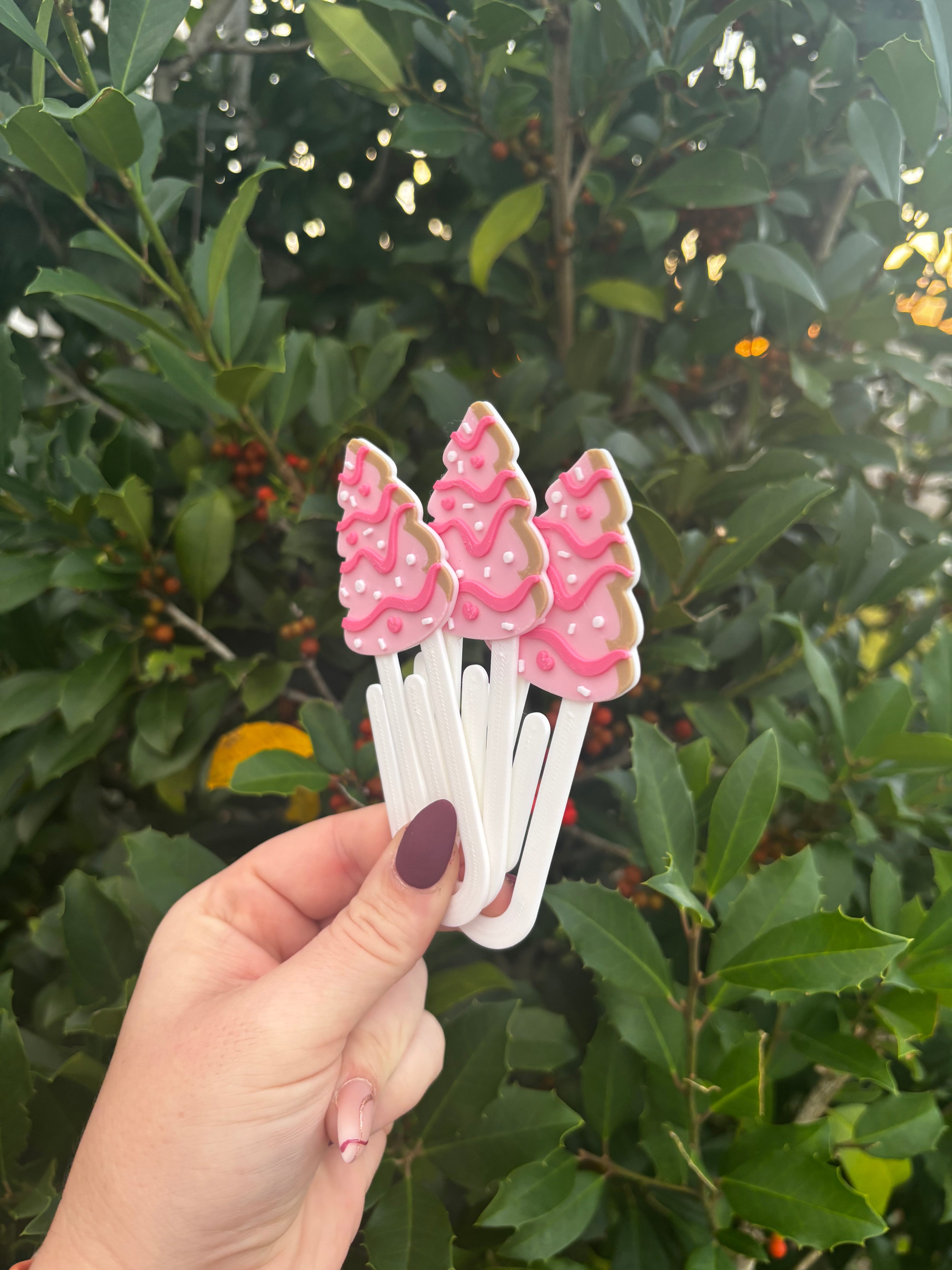 Christmas Cake Paperclip